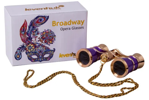 photo Levenhuk Broadway 325C Opera Glasses with Chain,  3