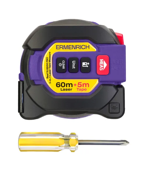 picture Ermenrich Reel SLR600 PRO 3-in-1 Laser Tape Measure,  7