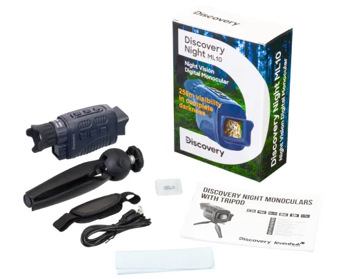 photo Levenhuk Discovery Night ML10 Digital Night Vision Monocular with Tripod,  2