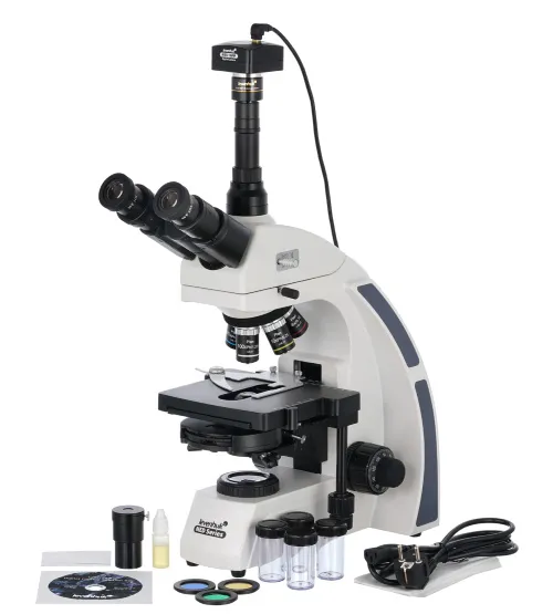 photo Levenhuk MED D45T Digital Trinocular Microscope,  2