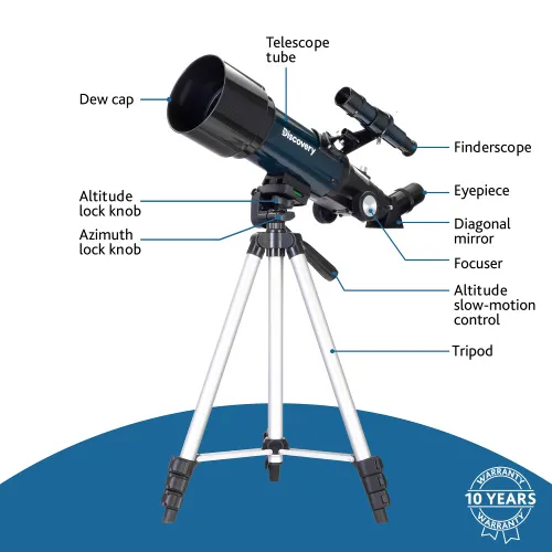photograph Levenhuk Discovery Sky Trip ST70 Telescope with book,  17
