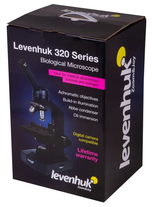 image Levenhuk 320 PLUS Biological Monocular Microscope - Exhibition Item,  17