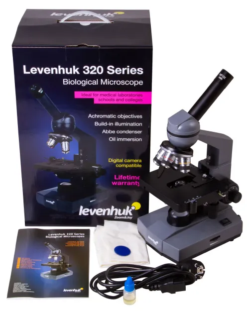 photo Levenhuk 320 BASE Biological Monocular Microscope,  2
