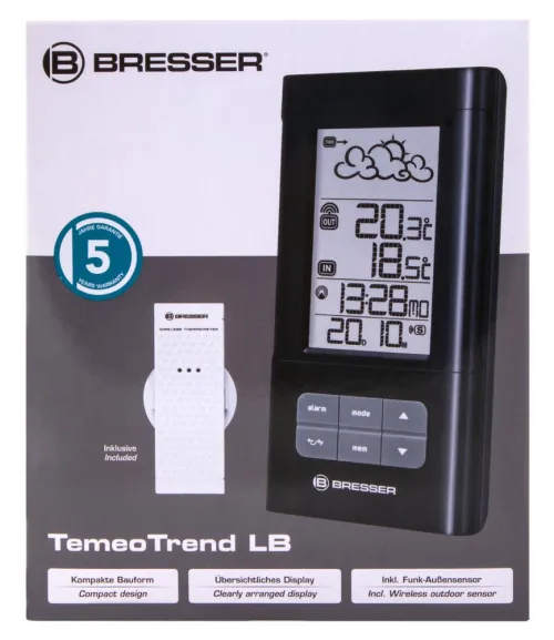 photo Bresser TemeoTrend LB RC Weather Station,  11