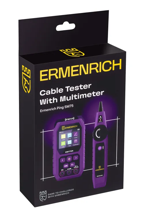 picture Ermenrich Ping SM75 Cable Tester With Multimeter,  10