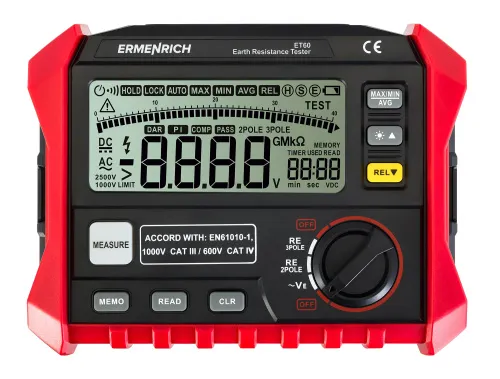 picture Ermenrich Ping ET60 Earth Resistance Tester,  4