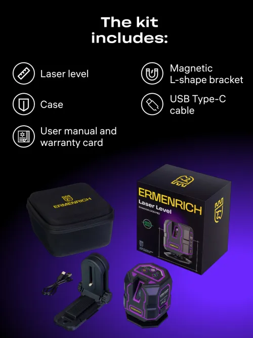 photograph Ermenrich PLUS LV30 Laser Level,  14