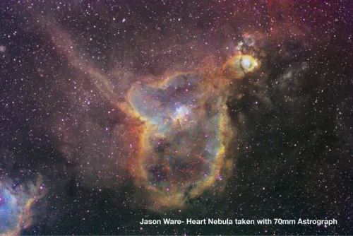 photograph Meade Series 6000 70mm Astrograph Quadruplet APO Refractor OTA,  5