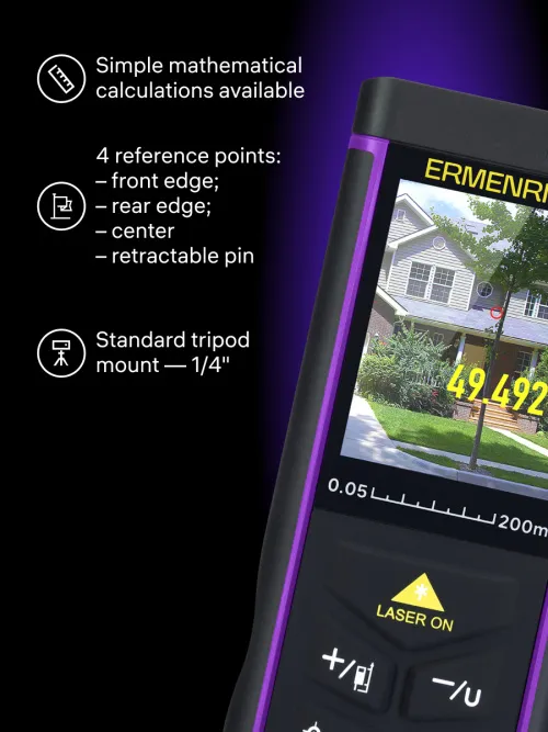 photograph Ermenrich PRO LR200 Laser Meter, with camera,  11