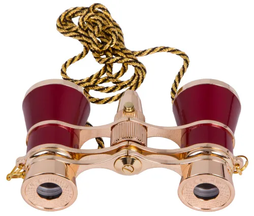 photo Levenhuk Broadway 325F Opera Glasses (with LED light and chain),  9