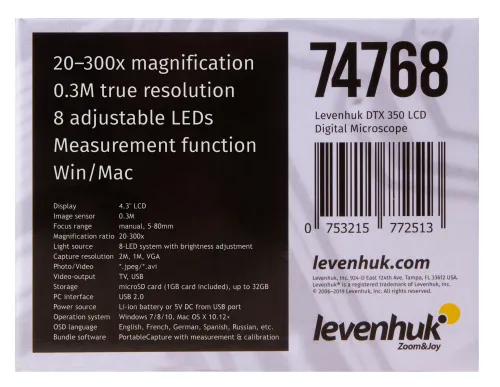 photograph Levenhuk DTX 350 LCD Digital Microscope,  21