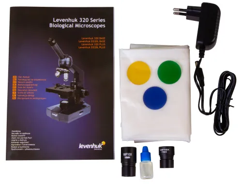 image Levenhuk 320 PLUS Biological Monocular Microscope,  15