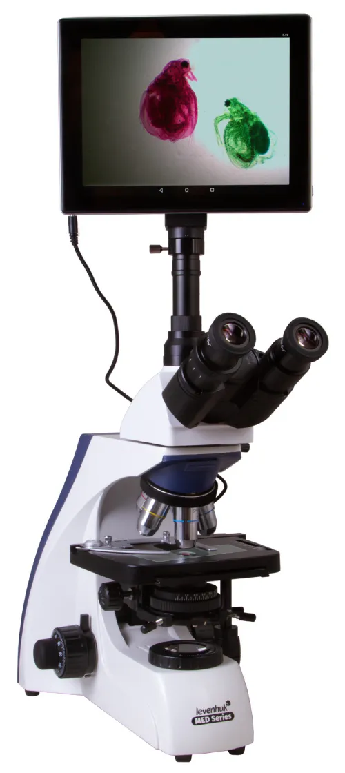 photo Levenhuk MED D30T LCD Digital Trinocular Microscope,  4