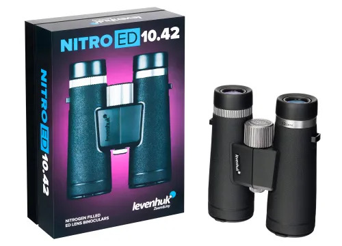 photo Levenhuk Nitro ED 10x42 Binoculars,  4