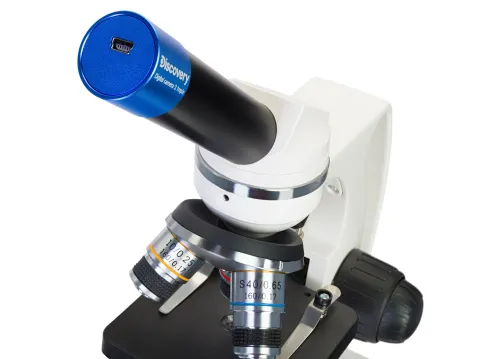 picture Levenhuk Discovery Femto Polar digital microscope with book,  8