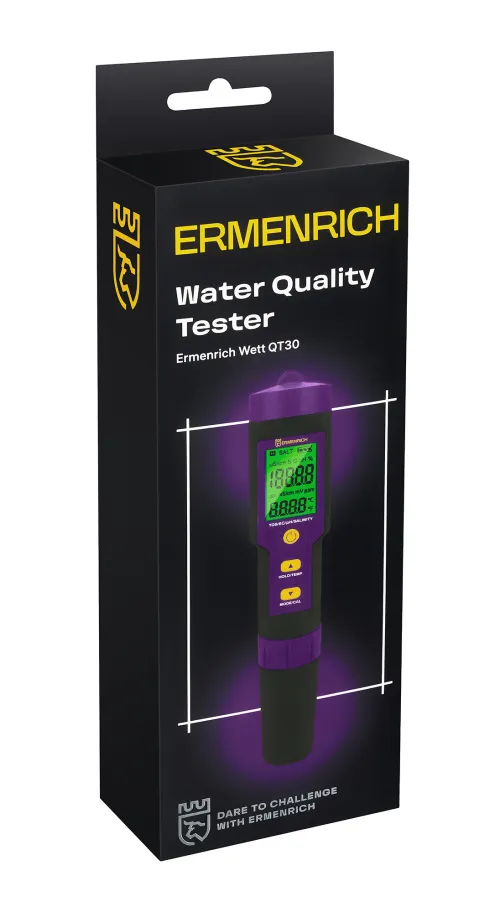 picture Ermenrich Wett QT30 Water Quality Tester,  6