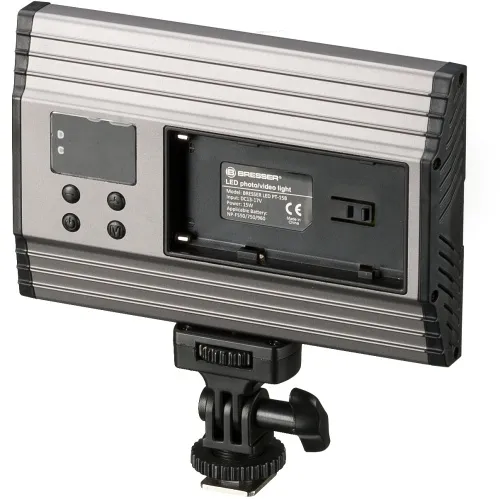 photograph Bresser PT Pro 15B bi-colour LED Video Light with Case,  4