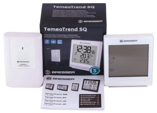 image Bresser TemeoTrend SQ RC Weather Station, white,  2