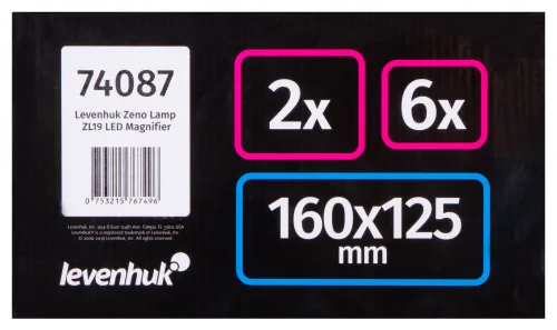 picture Levenhuk Zeno Lamp ZL19 LED Magnifier,  15