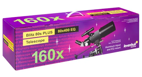 photo Levenhuk Blitz 80s PLUS Telescope,  12