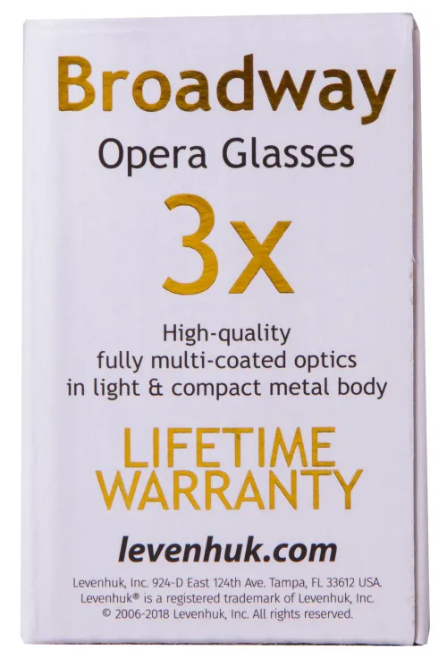 photo Levenhuk Broadway 325C Opera Glasses with Chain,  14