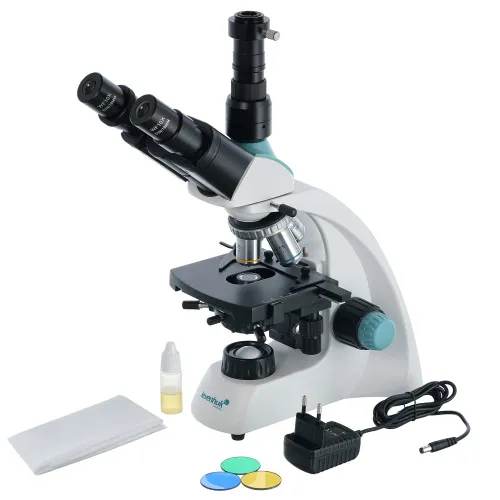 photo Levenhuk 400T Trinocular Microscope,  2