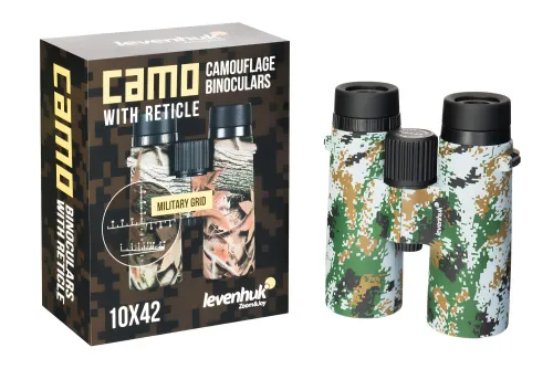 photograph Levenhuk Camo 10x42 Binoculars with Reticle,  6