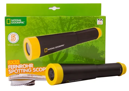 photo Bresser National Geographic 8x32 Children's Spotting Scope,  8