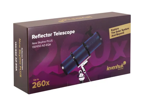 photograph Levenhuk New Skyline PLUS 130/650 AZ-EQA Telescope,  14