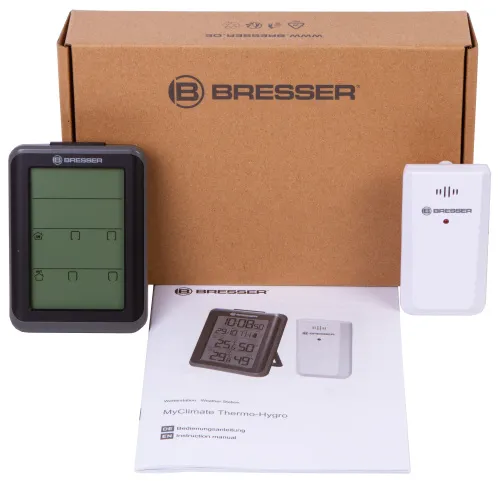 image Bresser MyClimate Thermo/Hygrometer Clock, white,  4