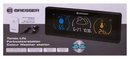 picture Bresser Temeo Life Weather Station with Color Display, black,  10