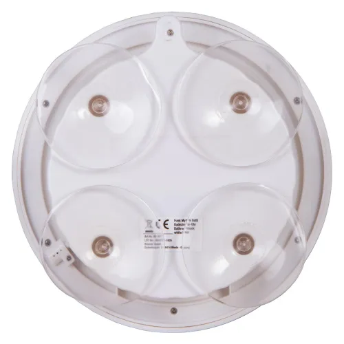 photograph Bresser MyTime Bath Waterproof Wall Clock, white,  5