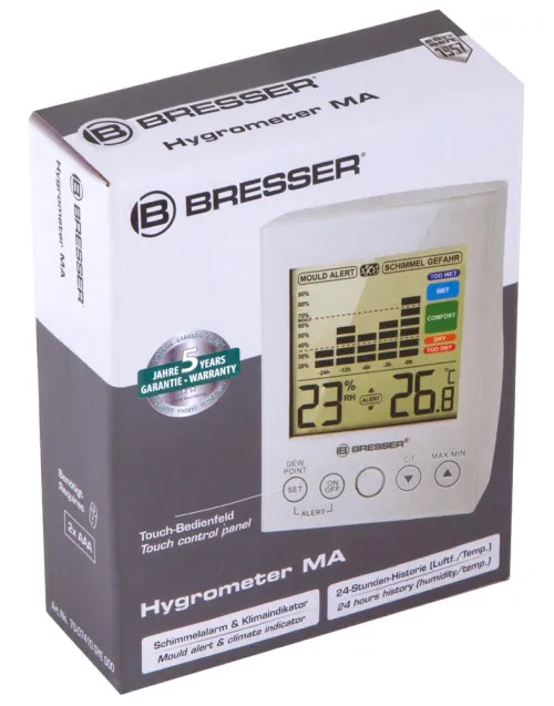 photograph Bresser Mould Alert Hygrometer, white,  8