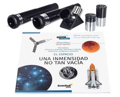 Telescopio Levenhuk Discovery Spark 703 AZ con libro – Compre desde el ...