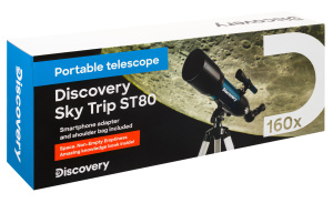 fotografie Hvězdářský dalekohled Levenhuk Discovery Sky Trip ST80 s knížkou