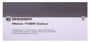 snímek Meteostanice Bresser s barevným displejem, černá