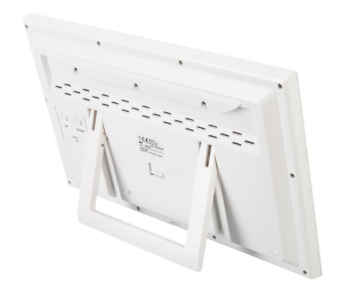 Horloge Météo Radio BRESSER Jumbo - 9 Cm - Pour Bureau & Salon - Heure, Température, Humidité & Prévisions - 6