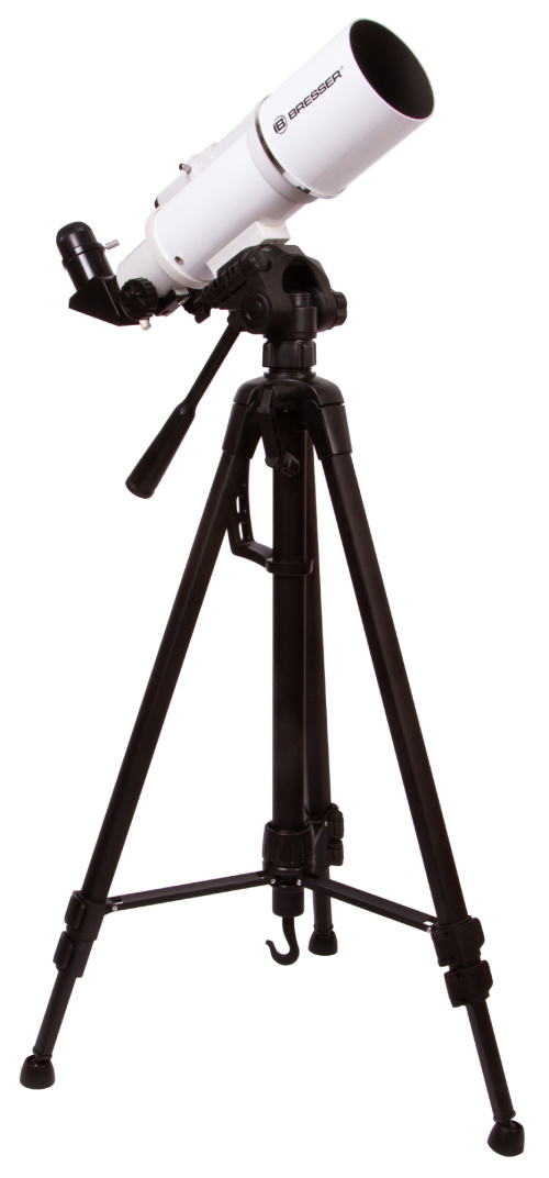 BRESSER Classic 70/350 Telescoop – Compacte Refractor Voor Sterren En Landschap, Incl. Statief En Smartphonehouder