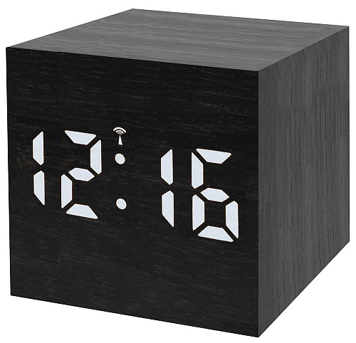 picture Bresser MyTime WAC Tabletop Alarm Clock, black