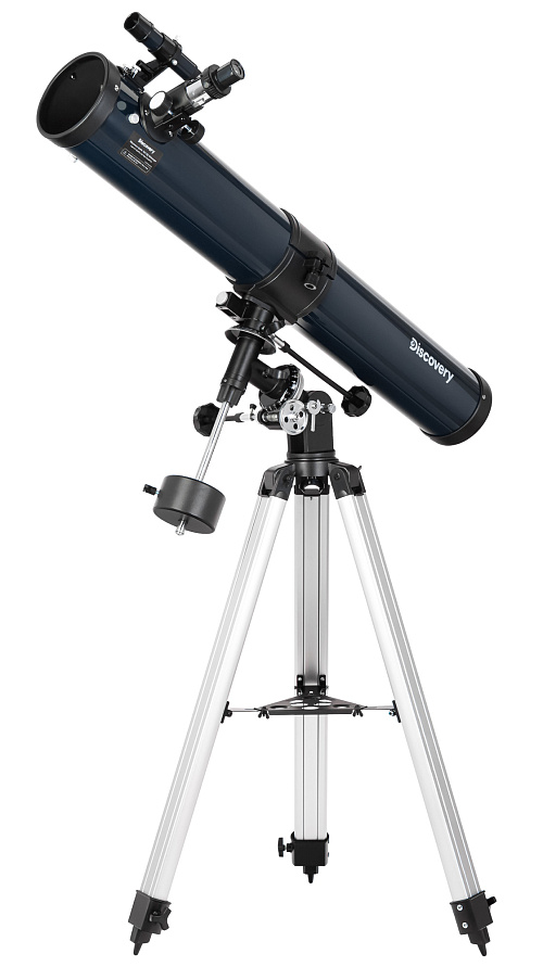 photograph Levenhuk Discovery Spark 769 EQ Telescope with book