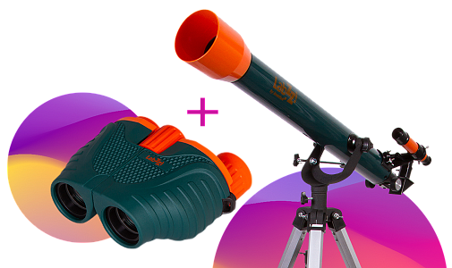 Free binoculars with the purchase of a Levenhuk LabZZ telescope