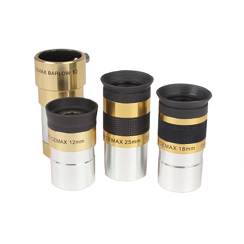 picture Coronado Cemax Eyepiece Set with Cemax 2x Barlow lens